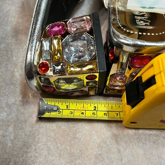 NWOT - Shein Rhinestone Slipper Sandal *Silver - Picture 5 of 12